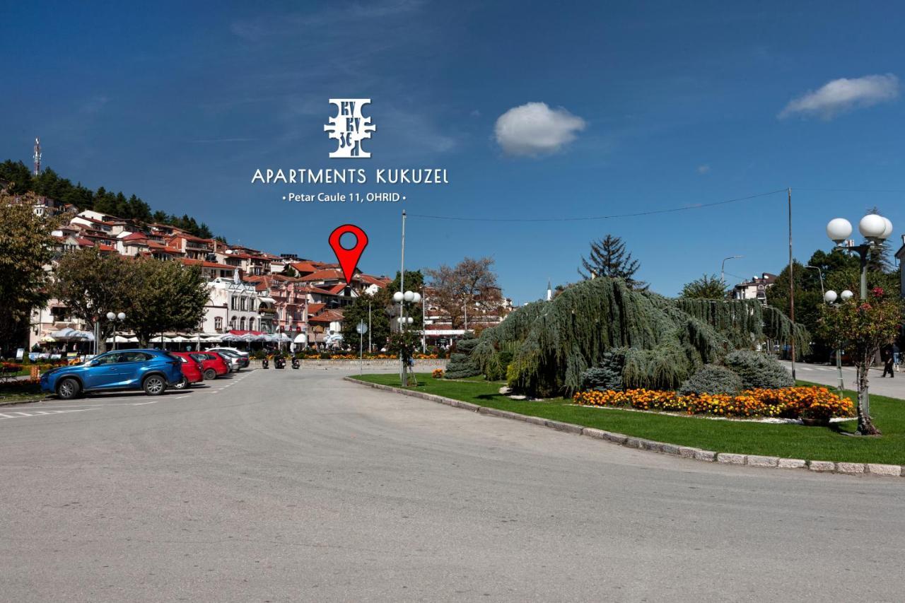 Kukuzel Apartments Ohrid Bagian luar foto